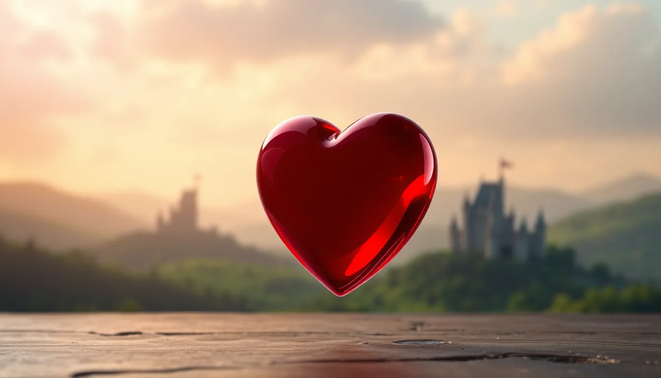 stylized heart container from The Legend of Zelda.